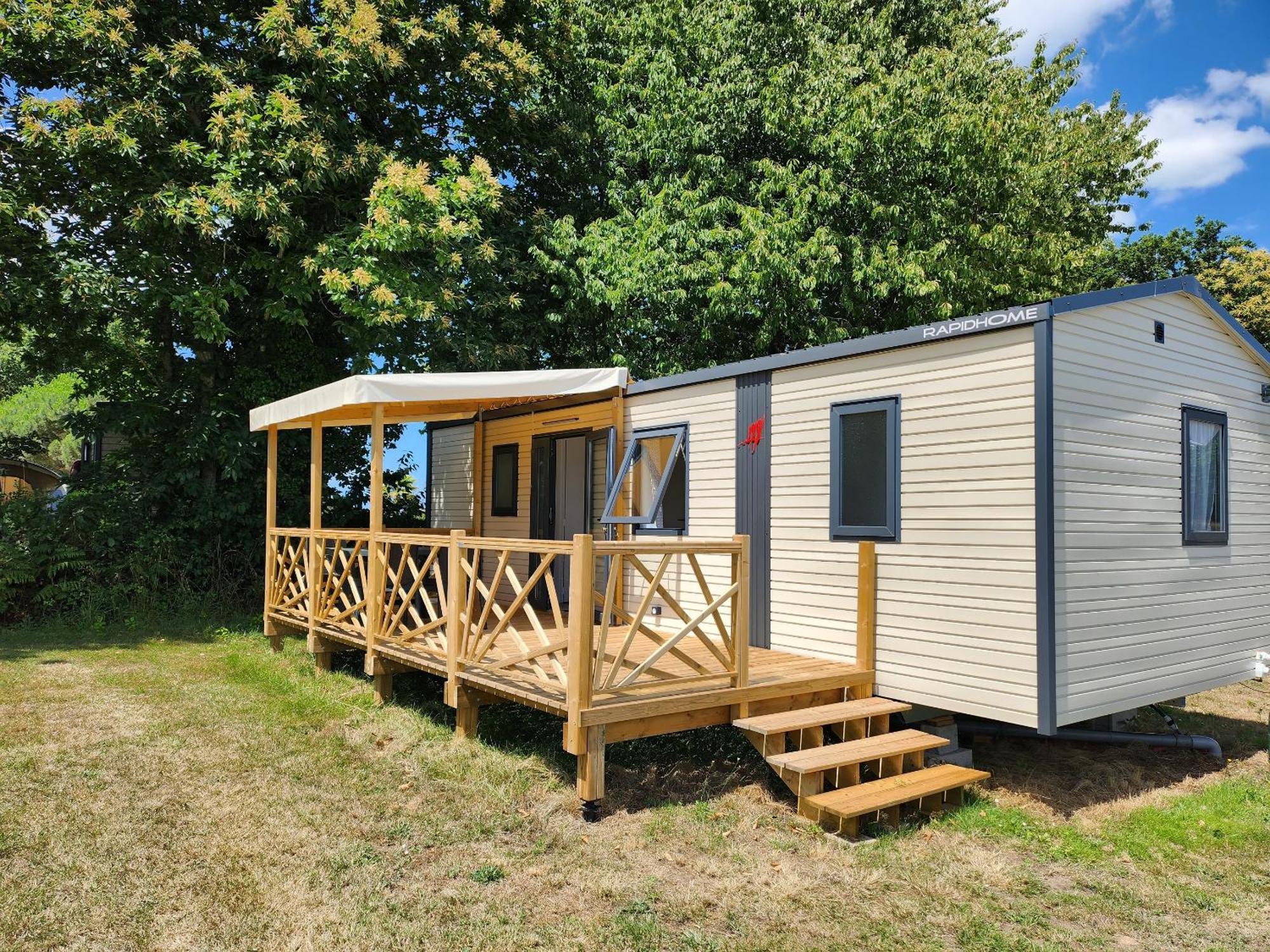 Camping Le Balcon De La Baie Saint-Marcan Екстериор снимка